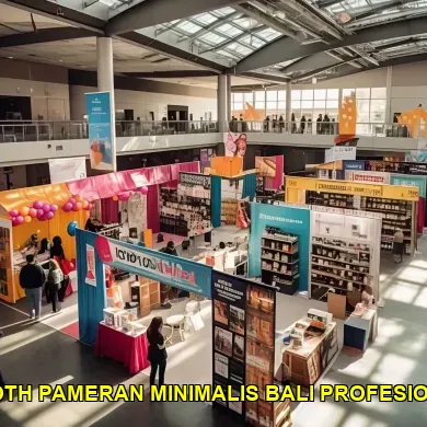 booth pameran minimalis bali profesional